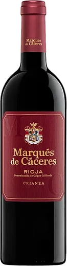 Botella de Marqués de Cáceres